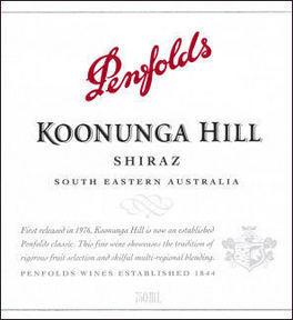 Penfolds - Shiraz South Australia Koonunga Hill NV