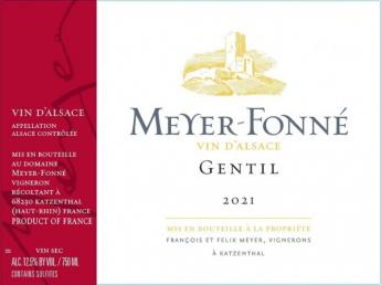 Meyer Fonne - Gentil Vin D'alsace NV