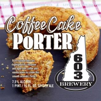 603 Brewery - 603 Coffee Cake Porter (4 pack 16oz cans) (4 pack 16oz cans)