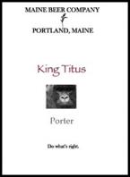 Maine Beer Company - King Titus (16oz bottle)