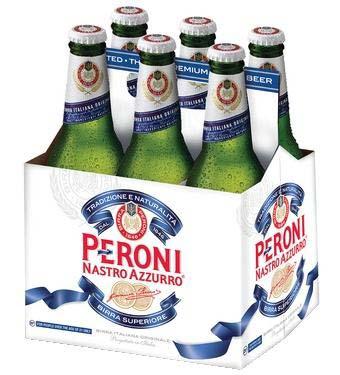 Peroni - Nastro Azzurro (6 pack 12oz cans) (6 pack 12oz cans)